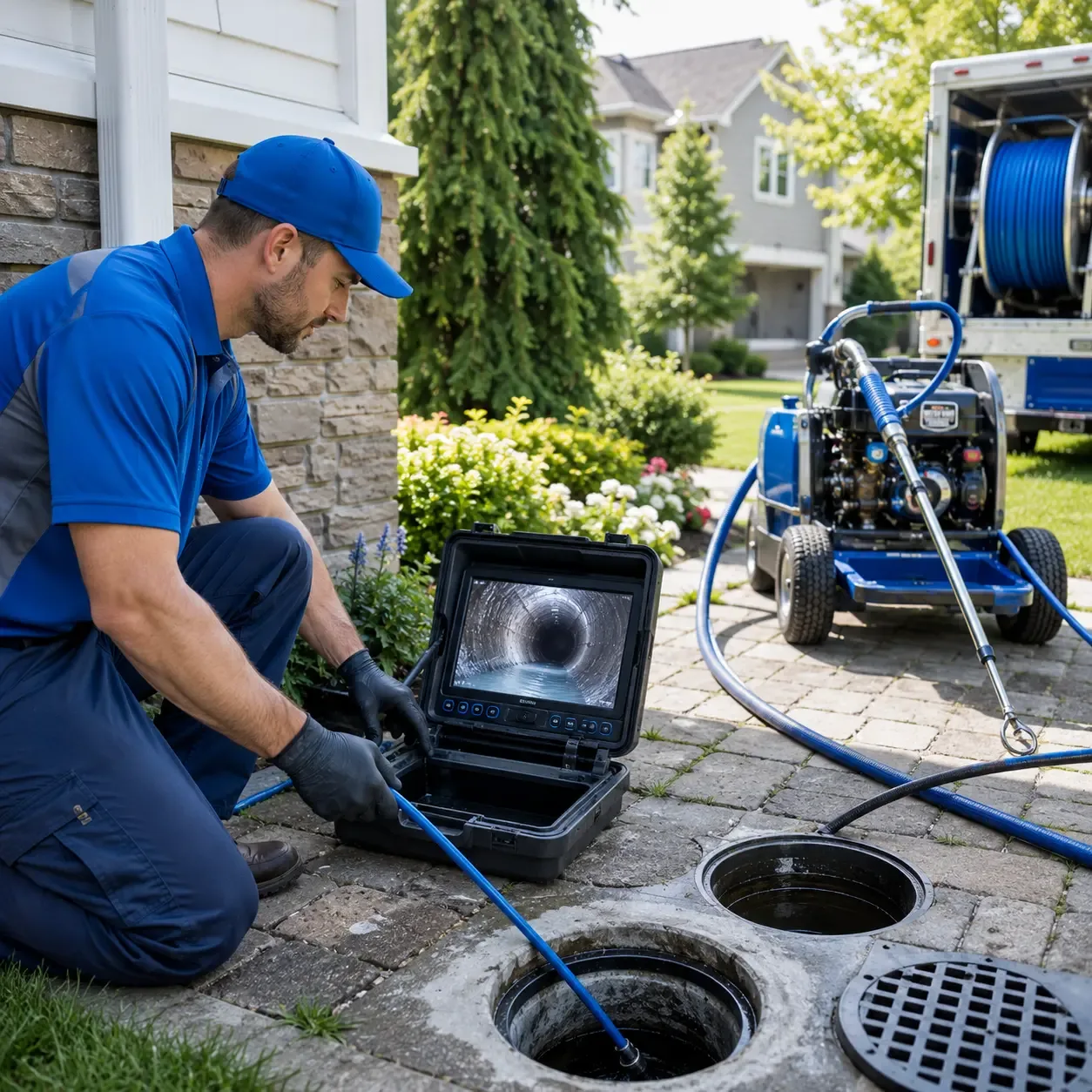 Outdoor drain cleaning professionals serving Eldorado, IL